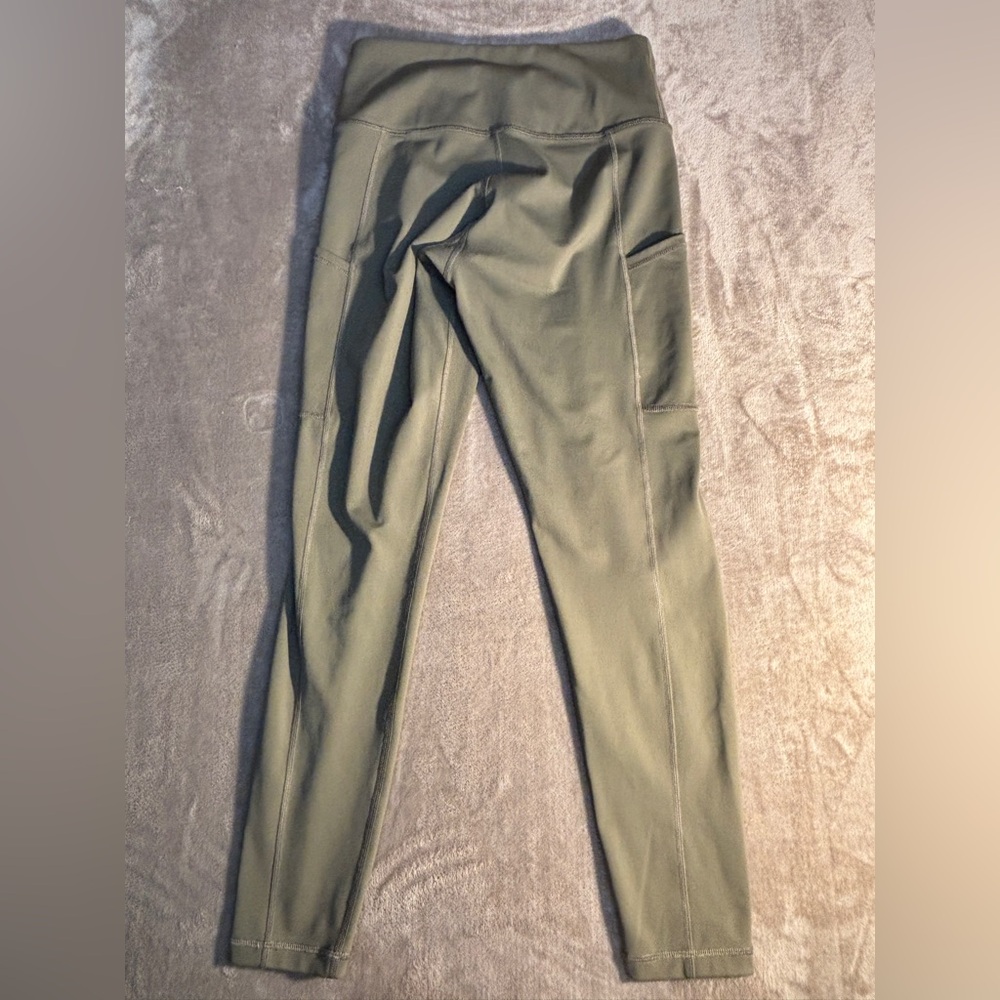 Banana Republic Olive Green High-Waist Pocket Leggings - Picture 3 of 6